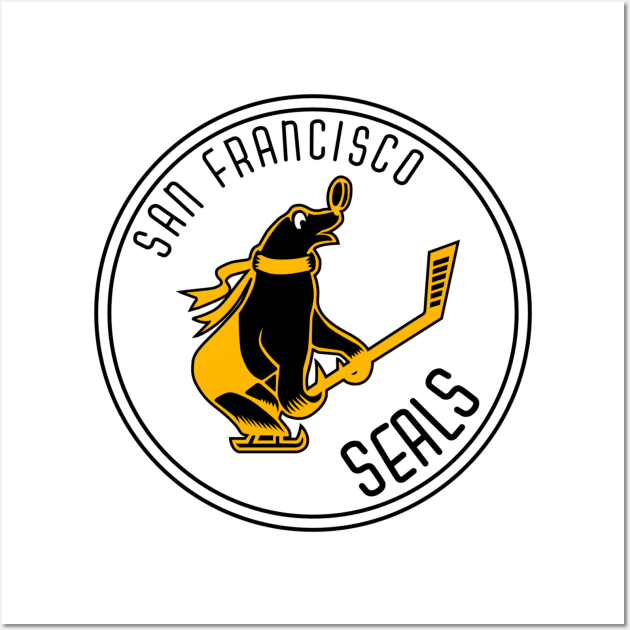 DEFUNCT - San Francisco Seals Hockey Wall Art by LocalZonly